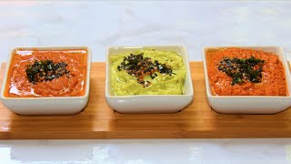 3 Easy & Tasty Chutney Recipes/ South Indian Chutney Recipes (Side Dish for Idli and Dosa)