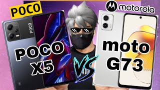 POCO X5 5g vs moto G73 5g - ⚡SHOCKING RESULT ! Best phone under ₹18000!*