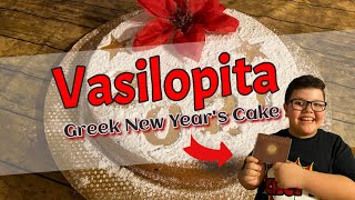 Vasilopita - Greek New Year’s Cake by Chef Panagioti!!!