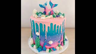 Beautiful merimaid cake decorating| new merimaid cake design| #cake #shorts #beautifulcake #ytshorts