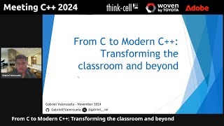 From C to Modern C++: Transforming the classroom and beyond - Gabriel Valenzuela - Meeting C++ 2024