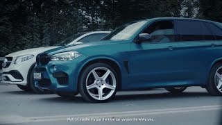 Test Drive. Mercedes AMG GLE 63 Coupe Renntech vs BMW X5 M Evotech (Drag Race)