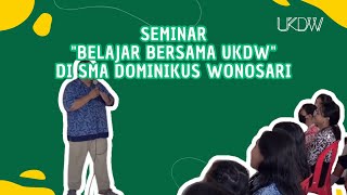 Belajar Bersama UKDW "Mental Health: Bounce Back" di SMA Dominikus Wonosari