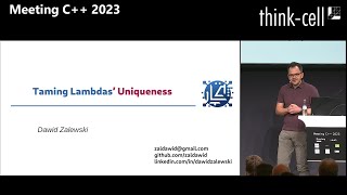 Taming Lambdas' uniqueness - Dawid Zalewski - Meeting C++ 2023