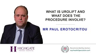 What is urolift and what does the procedure involve?