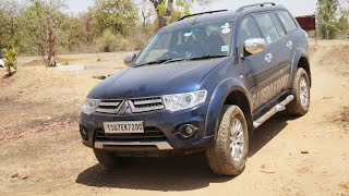 Going off-road in Mitsubishi Pajero Sport