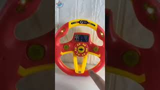 Kids Steering Wheel Lighted Musical Electric Driving Toy