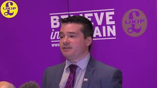 UKIP Swindon Election Launch   Martin Costello