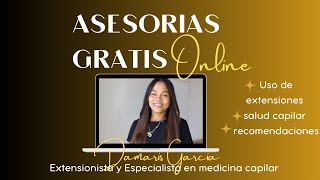 Asesorías gratis sobre extensiones y salud capilar