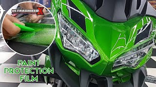 Kawasaki Versys 650 India - Getting Paint Protection Film installation | UltrashieldX PPF