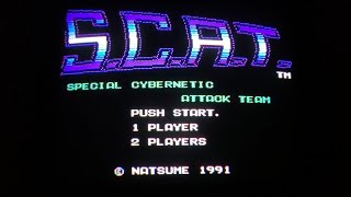 S.C.A.T. 1cc real hardware (Sigourney, NES)