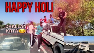 Holi wale din police ne chk lea😱 | Boht raula paea Mandeer ne patiale ch🫡 || Jagginattvlogs||