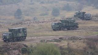 Russian and Serbian complexes "Pantsir-S1" at the exercise "Slavic Shield-2021" in Serbia