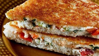 Easy & Quick Cheese Sandwich for breakfast || Evening snack recipe || #sandwich #cheese