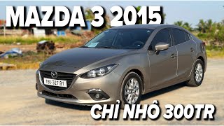 Chỉ Nhô 300Tr.  Mazda 3 2015 1.5 AT Xe Thương Hiệu Nhật Siêu Bền Bỉ Và Tiết Kiệm