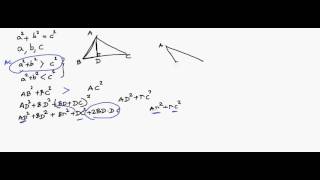 How to determine if a triangle is acute or obtuse based on the side lengths?