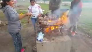 Asado boliviano, imposible no reirse