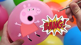 Balloon Popping Fun | Learn Colors With Peppa Pig