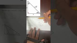 Learning Special Right Triangles Part 1!  #maths #education #satprep #satexam #satmathtestprep #exam