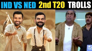 India vs netherlands 20 Worldcup match highlights trolls telugu #ind vs ned 2nd t20 trolls #cricket