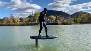 efoil Takuma Carver V2 JET® Speed Test: 185 lbs Rider - 3/4 power - No boost