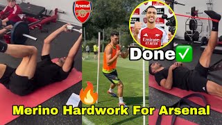 Mikel Merino Final Training in the GYM & PITCH Before Joining Arsenal🔥Merino HardWok for Arsenal