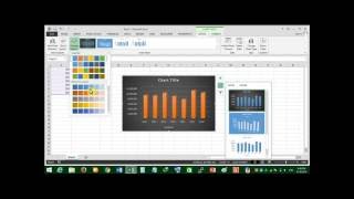 Contoh Dasar Cara Membuat Grafik Chart di Excel 2013