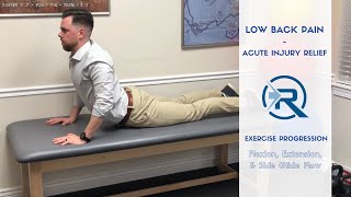 Low Back Pain Self-Care | Easy Exercise Progression For Back Pain Relief | Best Utah Chiropractor