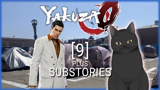 KIRYU IS HOMELESS (Chapter 9 plus Substories) | Yakuza 0 LIVE