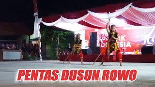 PENTAS SENI DUSUN ROWO - HUT RI 79 DESA SUMBEREJO