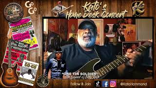 Playing guitar and singing “One Tin Soldier” The Legend of Billy Jack 🎸#KatosHomeDeskConcertSeries