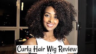 Cheap ( $15.99) Curly Hair Wig Review | First Impressions | CJ Tupix Vanessa Synthetic