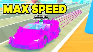 I GLITCHED My MAXIMUM CAR SPEED On Roblox