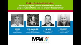 Making Sustainability Matter: How To Go Beyond Surface Level Initiatives Towards Purposeful Events