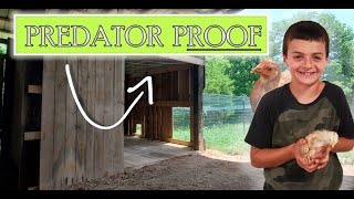 Prepping the barn for chickens - Part 2