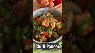 CHILLI PANEER RECIPE | Easy to cook RESTAURANT style Chilli Paneer in just 5 minutes 🤩 #shorts