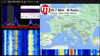 [Sporadic E] FM DX - 02.06.2022 Highlights: France, United Kingdom, Ireland, Spain, Algeria