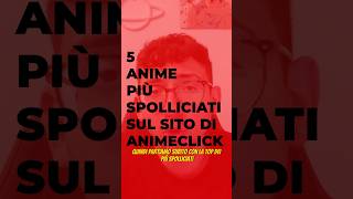 Gli anime più spolliciati della terza settimana di Ottobre #animeclick #shorts #anime