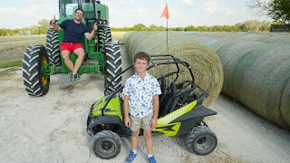 Hudson Destroyed our Hay Trailer