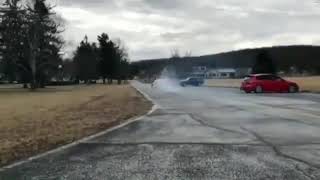 super loud!! 2jz supra rolling burnout