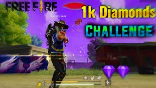 1000  Diamonds Challenge | Clash Squad 1vs1 Custom In Free fire #freefire #freefireindia #garena