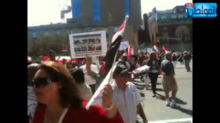 Toronto Protest supporting Egyptian ARMY