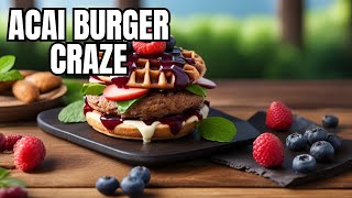 How to create the ultimate acai waffle burger at home