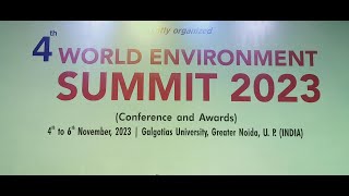 4 WORLD ENVIRONMENT SUMMIT 2023