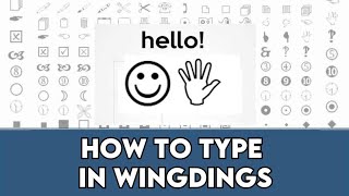 How To Type Wingdings On Your Phone or Laptop