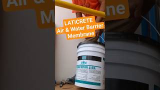 Mvis Air & Water barrier | waterproofing outdoor wall #howto #diy #waterproofing #laticrete