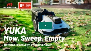 YUKA 3D Vision Robot Lawn Sweeping Mower