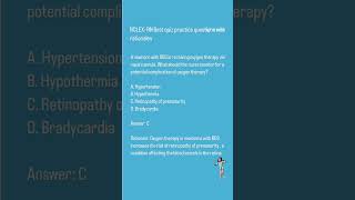 Respiratory Distress Syndrome ( RDS) NCLEX-RN Questions with rationals.