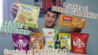 baiocchi al PISTACCHIO, loacker al BURRO D'ARACHIDI, gocciole al CARAMELLO -  deluso o soddisfatto?