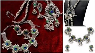 Oxidised silver jewellery  | Rs 185 only/- | unboxing video | 2 jewellery set | available on meesho